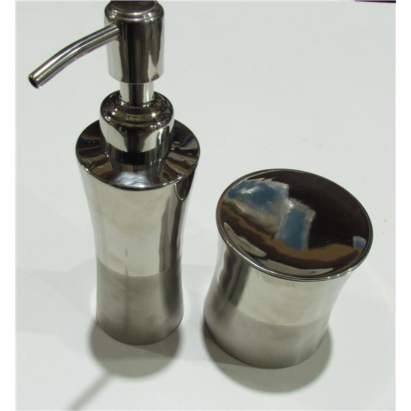 SOAP DISPENSER BATH ACCESSORY SET