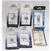 Image 1 : LOT OF 6 PACKS OF READY HOOKS WHITE FINISH