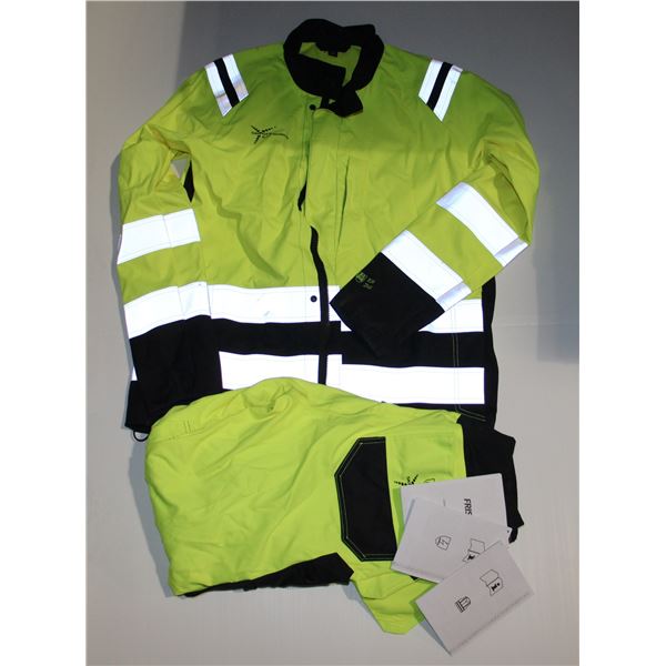 NEW SIZE XL FIRE RETARDANT SAFETY JACKET AND