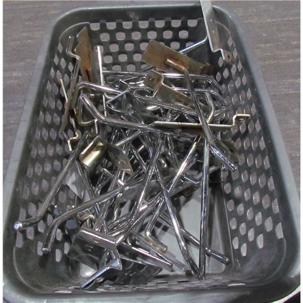 LOT OF 6" SLAT WALL HOOKS