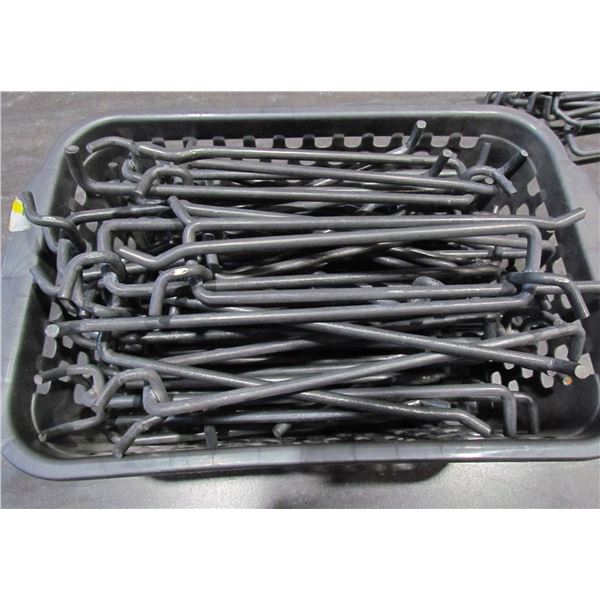 LOT OF 50,  7" PEG BOARD HOOKS