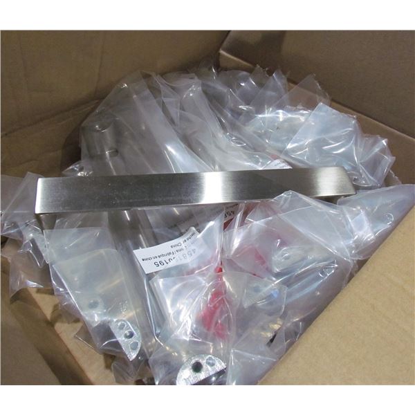 BOX OF 25 BRUSHED NICKLE CABINET PULLS 160MM