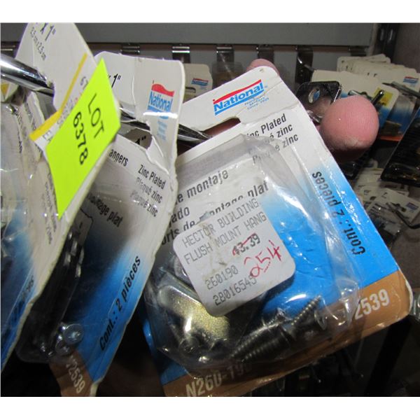 LOT OF FLUSH MOUNT HANGERS