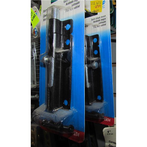 LOT OF 4" BARREL BOLTS