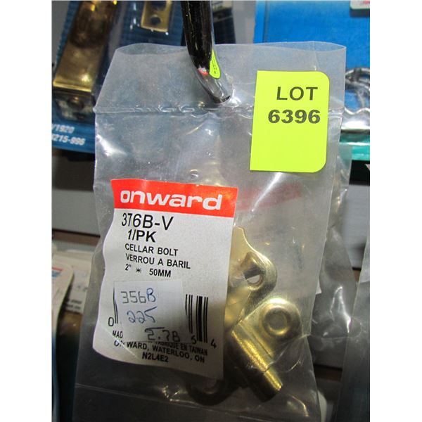 LOT OF CELLAR BOLTS