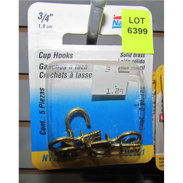 LOT OF CUP HOOKS