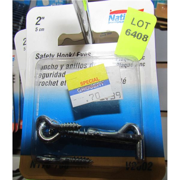 LOT OF SAFETY HOOK/ EYES