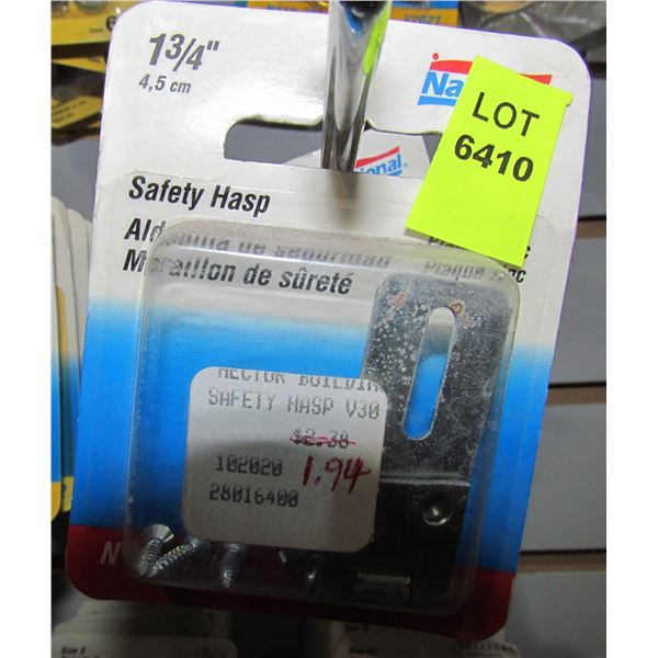 LOT OF SAFETY HASPS