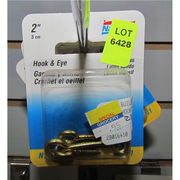 LOT OF HOOK & EYES