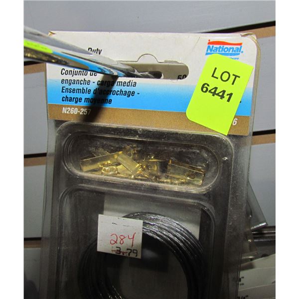 LOT OF MEDIUM/ HEAVY DUTY PICTURE HANGER KITS