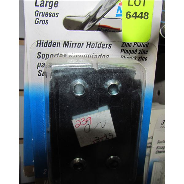 HIDDEN MIRROR HOLDERS