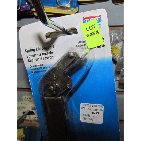 LOT OF SPRING LID SUPPORTS
