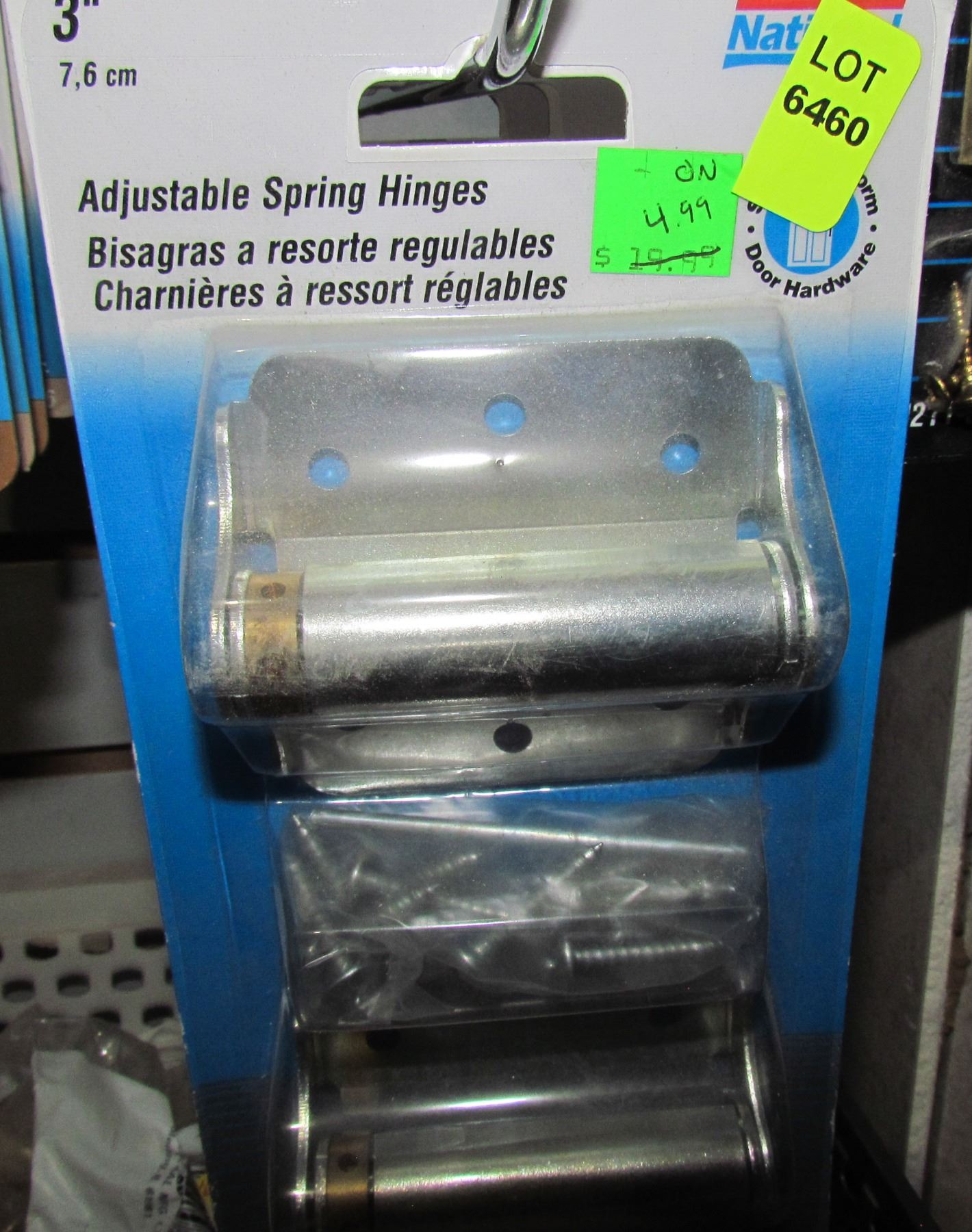LOT OF ADJUSTABLE SPRING HINGES