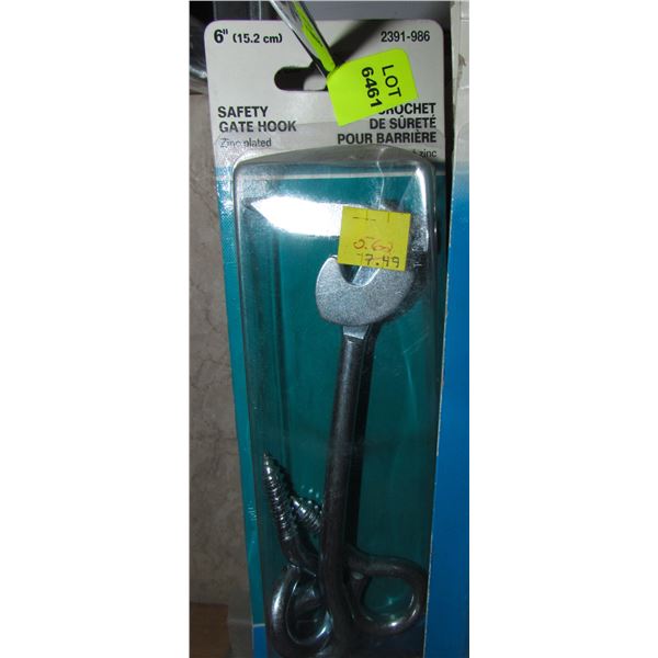 LOT OF SAFETY GATE HOOKS