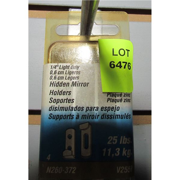 LOT OF HIDDEN MIRROR HOLDERS