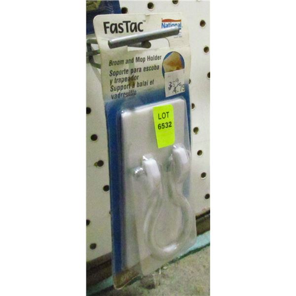 BROOM AND MOP HOLDER
