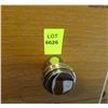 Image 1 : CHROME WITH BRASS CABINET KNOB