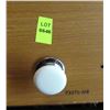 Image 1 : WHITE KNOB CHROME BACK PLATE