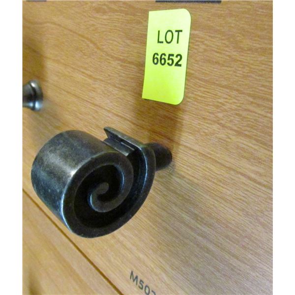 PEWTER CABINET KNOB SWIRL