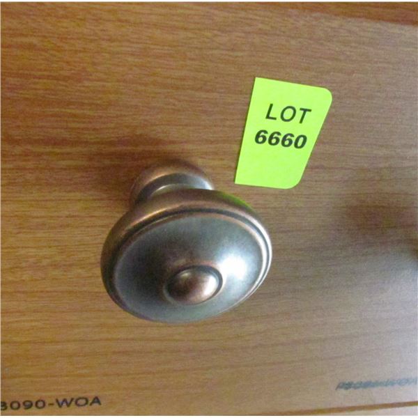 WEATHERED NICKEL KNOB COPPER HIGHLIGHT 96MM