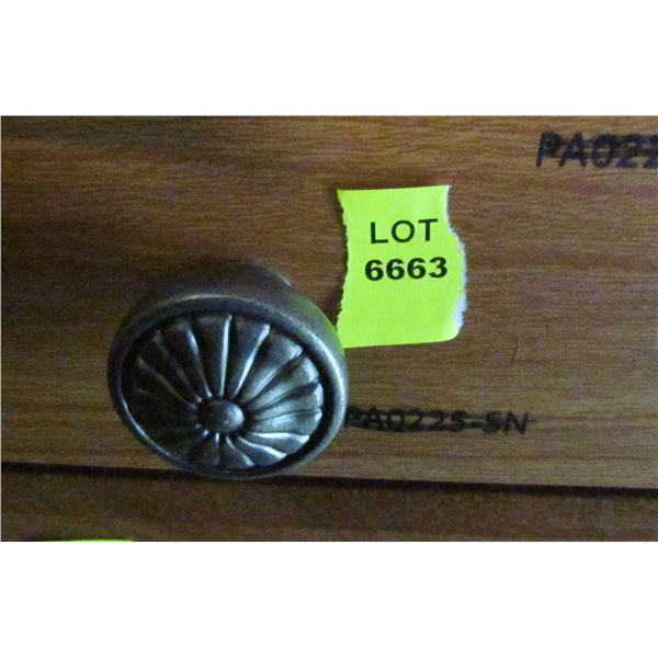KNOB AGED PEWTER 1 1/4'