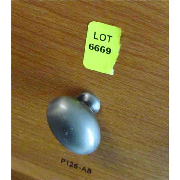 OVAL PEWTER KNOB