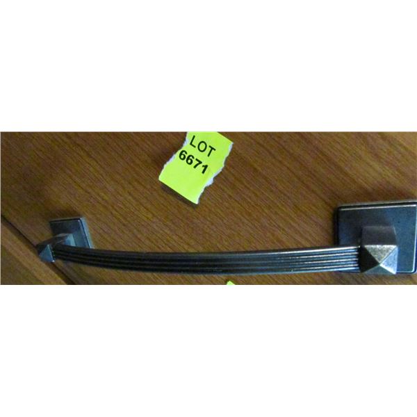 128MM WEATHERED PEWTER PULL 15 CT.