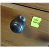Image 1 : WROUGHT IRON DARK FINISH RD KNOB