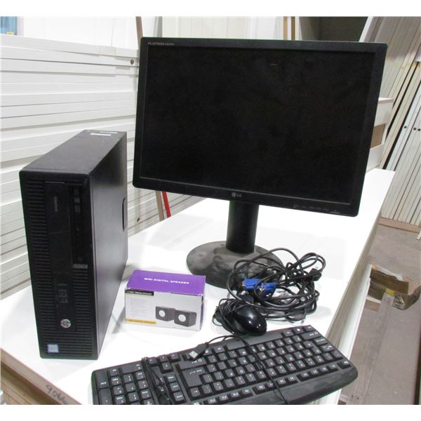 DESKTOP COMP. HP WITH LG 23' MONITOR INCL.