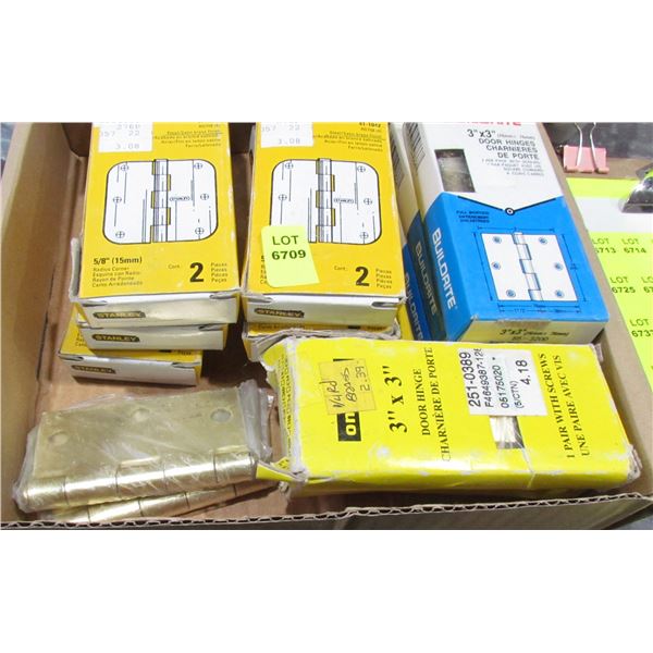 3' BRASS INTEROIR HINGE PAIRS