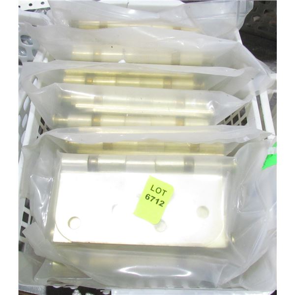 4'  BRASS BALL BEARING HINGE SETS OF 3 X8