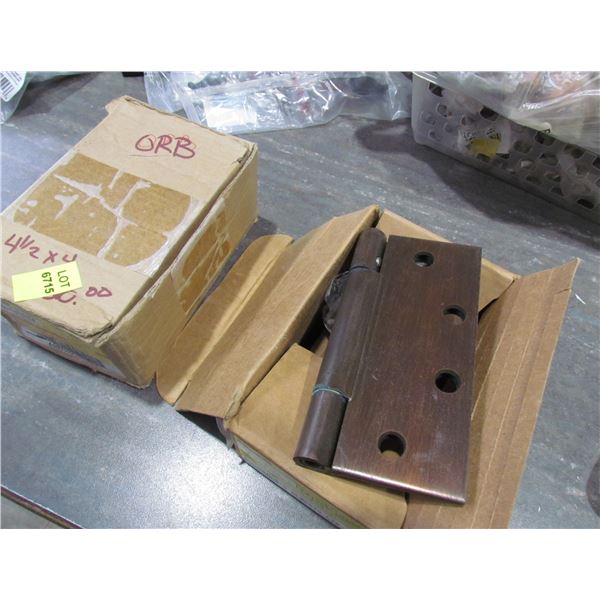 2 SETS OF 4 1/2 INCH HINGE SETS
