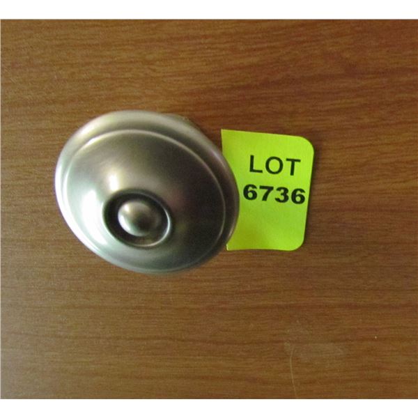 DULL SATIN NICKEL 1 3/16' KNOB