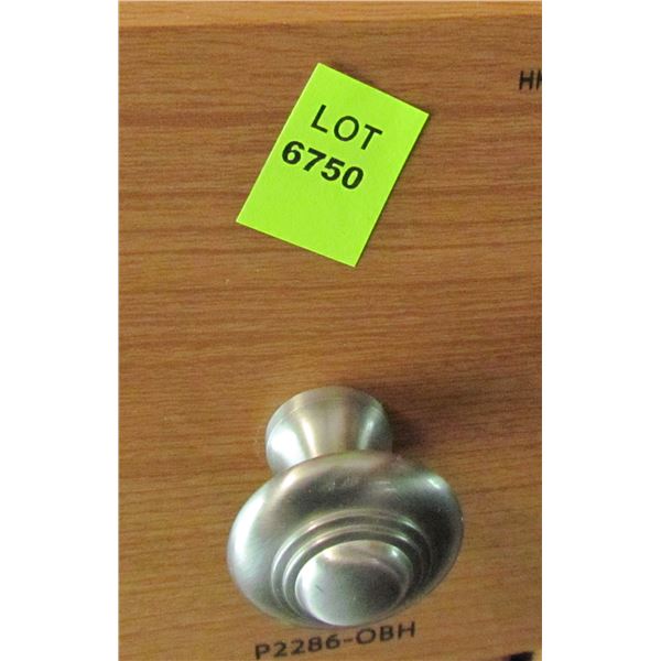 DULL SATIN NICKEL KNOBS