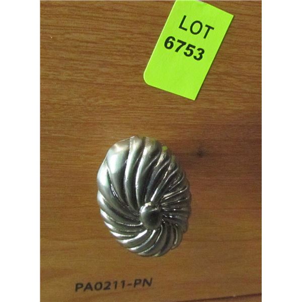 BRUSHED NICKEL KNOBS 1 3/4'