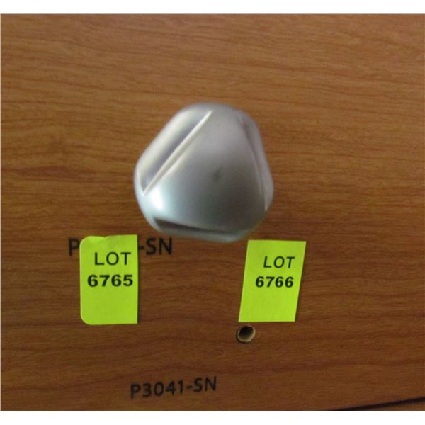 3 SIDED SATIN CHROME KNOBS