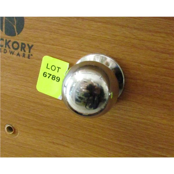 CHROME BALL KNOBS WITH PLATES