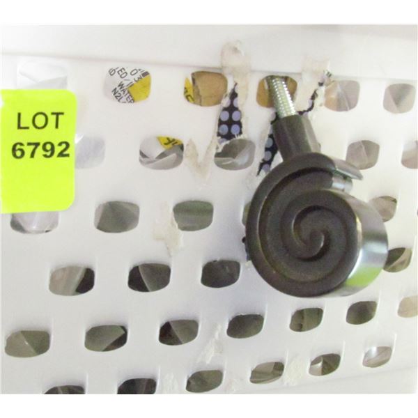 ANTIQUE RUST KNOBS SWIRL