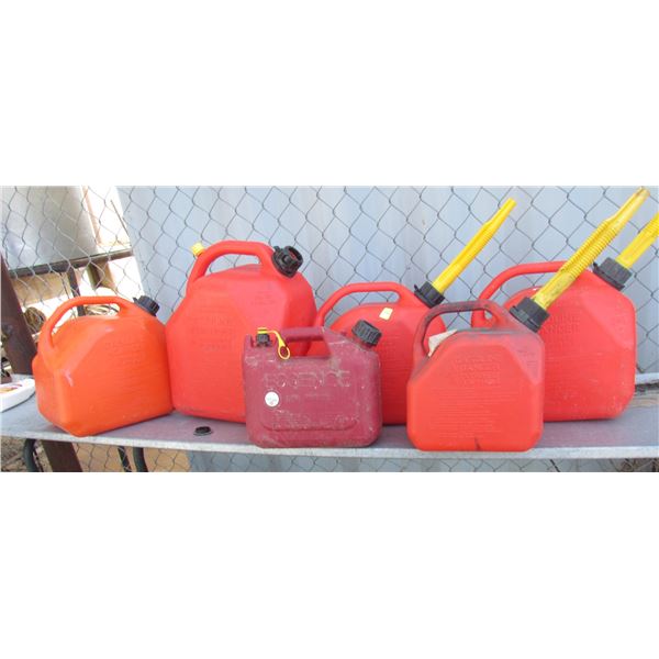 GAS CANS NOT ALL COMPLETE