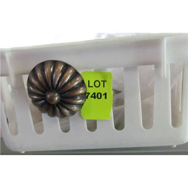 ANTIQUE COPPER KNOBS X7