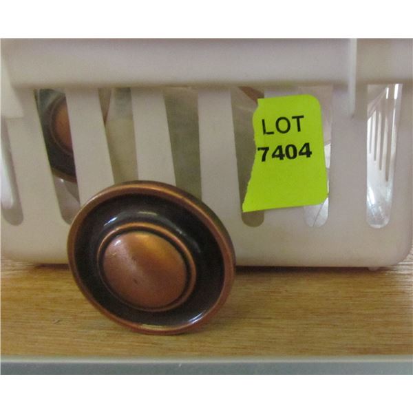 ANTIQUE COPPER KNOBS X7