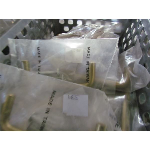 SATIN BRASS 3' WIRE PULLS