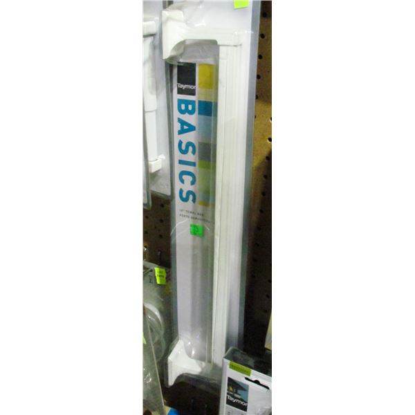 18' WHITE TOWEL BAR