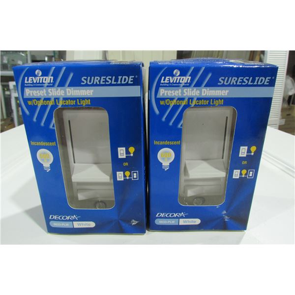 2 SLIDE DIMMERS