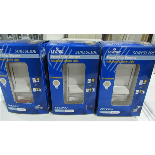 3 SLIDE DIMMERS