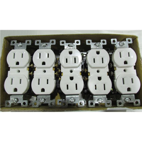 DUPLEX GROUND OUTLET GROUP OF 10