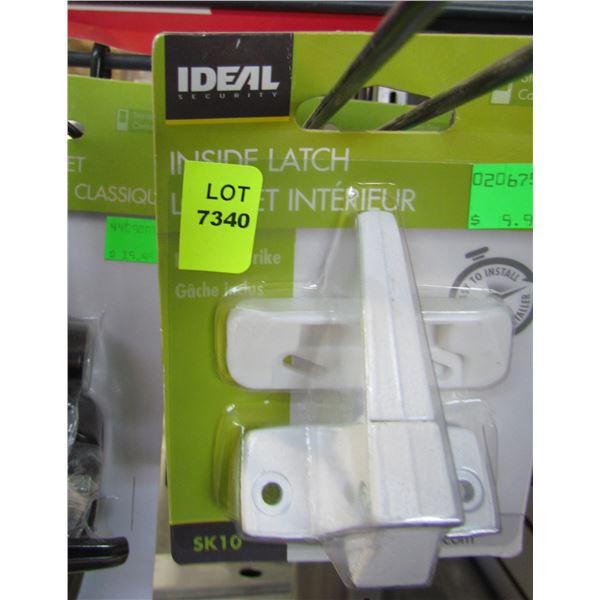 WHITE SCREEN DOOR INSIDE LATCH