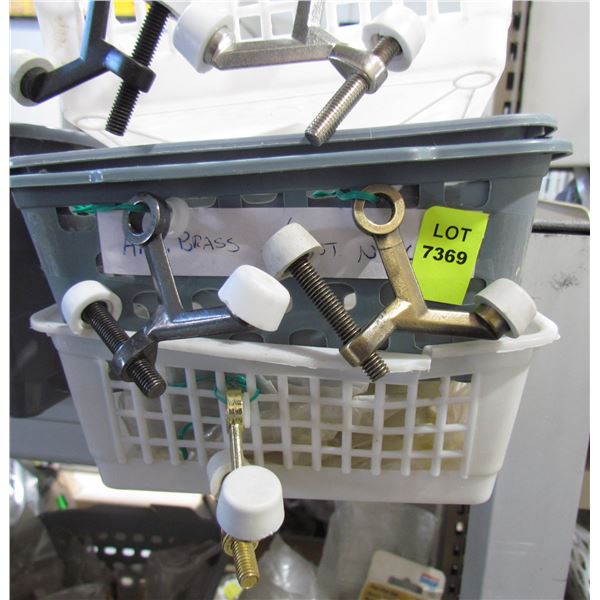 ASSORTED HINGE PIN DOOR STOPS