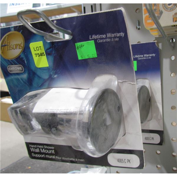 2 SHOWER WALL MOUNTS