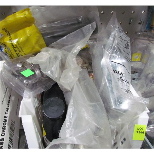 LOT OF ASSORTED PLUMBING ACCESSORIES